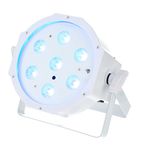 Cameo Flat PAR Can 1 UV 7 x 3W IR WH