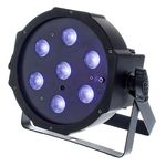 Cameo Flat PAR Can 1 UV 7 x 3W IR BK