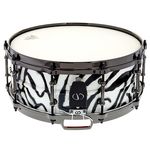 Colour Your Drum 14"x5,5" Steel Snare Zebra