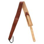 Taylor Chocolate Suede Logo Strap