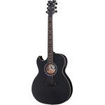 Dean Guitars Exhibition A/E BK Satin LH