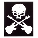 Bandshop Sticker Skull Guitar