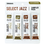 D'Addario Woodwinds Select Jazz Alto Sampler Pck 2