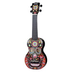 Mahalo Skull Ukulele Day of the Dead