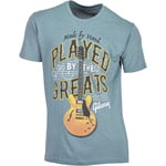 Gibson T-Shirt Played By. Blue M