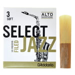 DAddario Woodwinds Select Jazz Filed Alto 3S