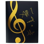 agifty Music Folder Gold