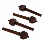 Berdani Violin Pegs Dark Boxwood FR/BK
