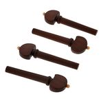 Berdani Violin Pegs Dark Boxwood EN/WH