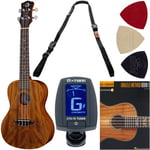 Luna Guitars Ukulele Concert Tattoo Set E