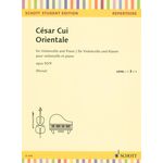 Schott César Cui Orientale Cello