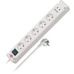 Brennenstuhl Bremounta 5-Way 3m USB wh