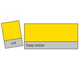 Lee Colour Filter 104 Deep Amber