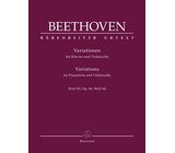 Bärenreiter Beethoven Variationen Cello