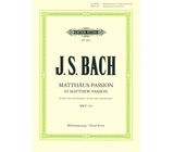 Edition Peters Bach Matthäus-Passion BWV 244