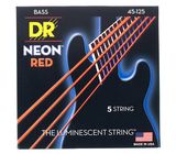 DR Strings Neon Red NRB5-45