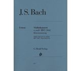 Henle Verlag Bach Violinkonzert a-moll