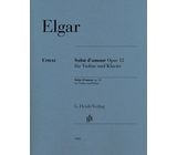 Henle Verlag Elgar Salut d'Amour Violin