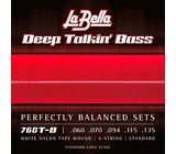 La Bella 760T-B White Nylon Tape MED
