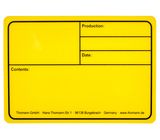 Stairville Tourlabel 177x127mm Yellow