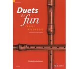 Schott Duets for Fun Treble Recorder