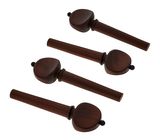 Berdani Violin Pegs Dark Boxwood FR/BK