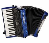 Hohner Bravo III 72 Blue silent key