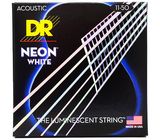 DR Strings Neon White NWA-11
