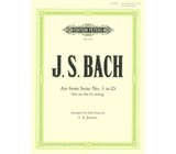Edition Peters Bach Air D-Dur Klavier