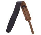 Levys Garment Leather Bass Strap DBR