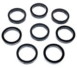 Stairville Snap Protector Ring Bk 8pcs
