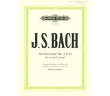 Edition Peters Bach Air D-Dur Violin/Piano