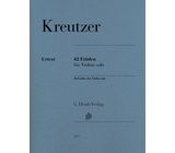 Henle Verlag Kreutzer 42 Etüden Violin
