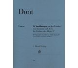 Henle Verlag Dont 24 Vorübungen zu Kreutzer