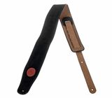 Levys Piped Suede Strap 2,5" BK