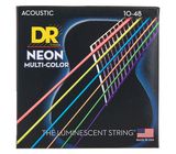 DR Strings Neon Multi NMCA-10