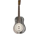 National Reso-Phonic Raw Steel Single Cone 12 Fret