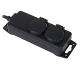 Brennenstuhl Hinged Lid Socket Dist. 2-Way