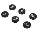 agifty Music Notes Magnets 6er Pack
