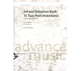 Advance Music Bach 15 Inventionen Saxophone