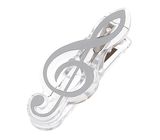 agifty Music Clip Violin Clef Silver