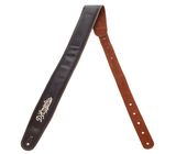 DAngelico Leather Guitar Strap Brown