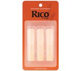 DAddario Woodwinds Rico Baritone Sax 3.0 3-Pack