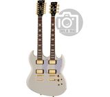 Harley Benton DC-Custom II 612 White