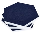 t.akustik Hexagon Melamine Dark Blue 25