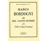 Alphonse Leduc 43 Bel Canto Studies Tuba