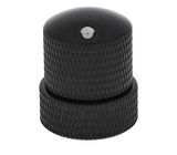 Warwick Stacked Dome Knob CI Black