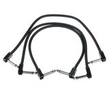 Ernie Ball Flex Patch Cable 12" black set