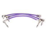 Ernie Ball Flex Patch Cable 6" purple set