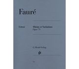 Henle Verlag Fauré Thème et Variations